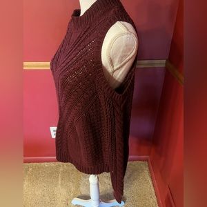 Cold shoulder sweater